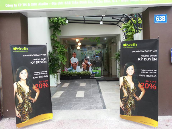 Hình khai trương công ty Aladin