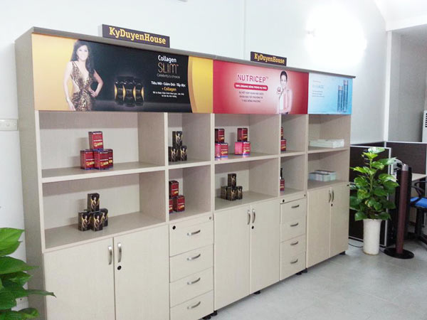 Nhìn vào toàn showroom