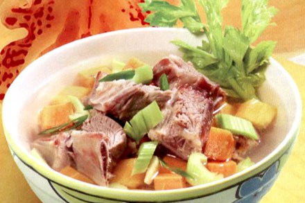 khoai lang nau suon