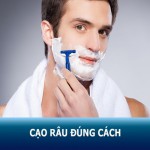 Nam giới muốn làn da không bị tổn thương sau khi cạo râu thì thực hiện theo các bước sau