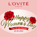 Mỹ phẩm Lovite khuyến mãi dịp 20/10