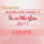 Mỹ phẩm Lovite khuyến mãi tháng 11