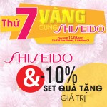 “Thứ Bảy vàng” cùng Shiseido