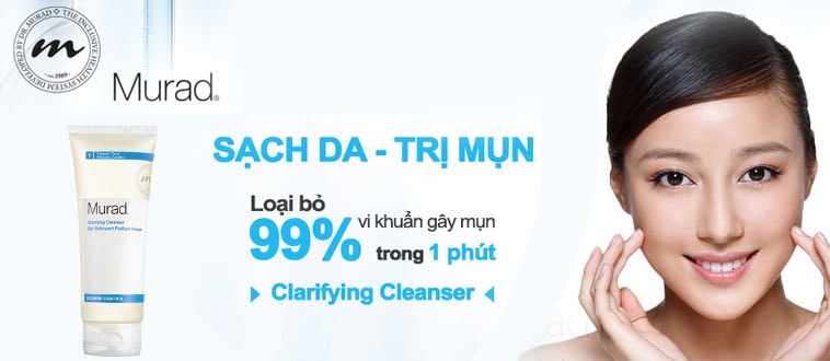 3 nguyên tắc “vàng” chăm sóc da mụn Murad