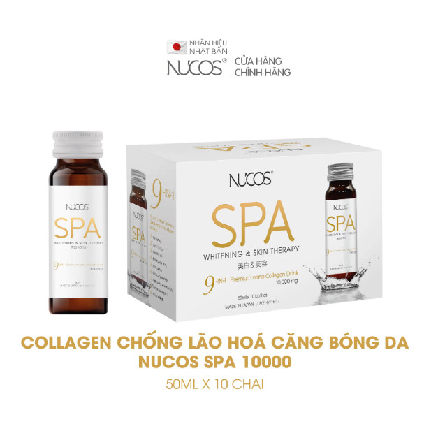 Nucos Spa Whitening Skin Therapy Collagen 10.000 - Nước uống bổ sung collagen trắng da chống lão hóa