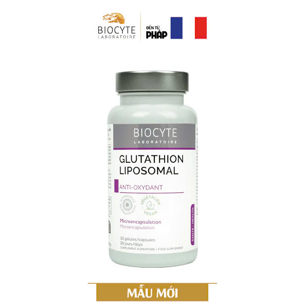 Biocyte Glutathion Liposomal – Viên Uống Bổ Sung Glutathione 30 viên
