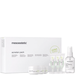Bộ sản phẩm ngừa mụn và viêm da tiết bã Mesoestetic Acnelan Pack 