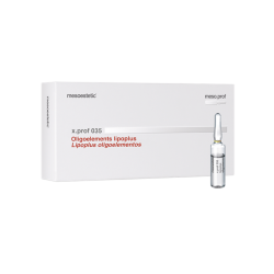 Tinh chất tăng sức đề kháng, phục hồi da Mesoestetic X.Prof 035 Oligoelements Ampoules