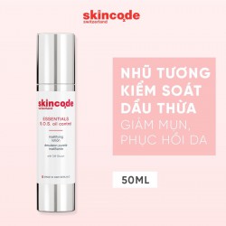 Sữa dưỡng trị mụn, kiểm soát dầu và phục hồi là da tổn thương Skincode Essentials S.O.S Oil Control Mattifying Lotion