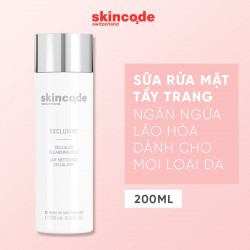 Sữa rửa mặt và chống lão hóa Skincode Exclusive Cellular Cleansing Milk