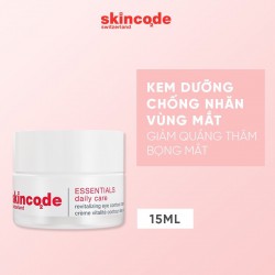 Kem đặc trị bọng mỡ, xóa nhăn và chống thâm quầng mắt Skincode Essential Revitalizing Eye Contour Cream