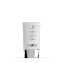 Nhũ tương bảo vệ và làm trắng da Swissline Cell Shock White Brightening Bi-Phase Veil SPF 45+++ REF.1819