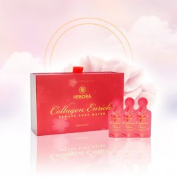 Hebora Collagen Enrich Damask Rose Water Nhật Bản (28 Túi x 15ml)