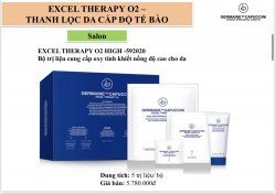 Liệu Trình Oxy tươi giúp mang lại làn da khoẻ mạnh sức sống Germaine De Capuccini Excel Therapy O2 CityProOf