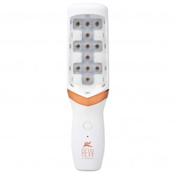 Lược trị liệu kích thích mọc tóc  Earth Tech Elevare 500 REVV White Hair Brush