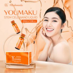 Nước Uống TBG nhau thai ngựa Youmaku Stem Cell Nano Liquid (10 chai x 30ml)