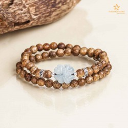 Vòng Tay Trầm Hương Tứ Diệp Bảo Đôi – Trầm Tốc Việt Nam