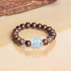 Vòng tay trầm hương Tứ Diệp Bảo – Trầm Hương Indo VIP