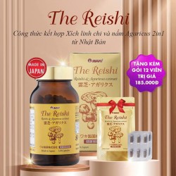 Viên uống Waki The Reishi Xích Linh Chi & Nấm Aragicus 2in1