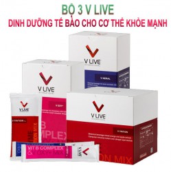 Bộ 3 sản phẩm dinh dưỡng tế bào V Live