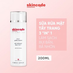 Sửa rửa mặt tẩy trang Skincode 3-in-1 Gentle Cleanser