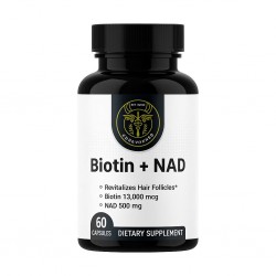 BIOTIN + NAD 500mg – Bí Quyết Phục Hồi Tóc & Trẻ Hoá Làn Da Từ Bên Trong
