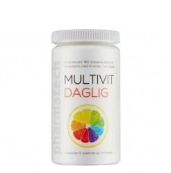   Multivit Daglig Pharmatech 180 viên – Bổ sung vitamin và khoáng chất, tăng cường hệ miễn dịch