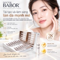 DOCTOR BABOR Skin Tone Corrector Ampoule | Liệu Trình Sáng Da 28 Ngày