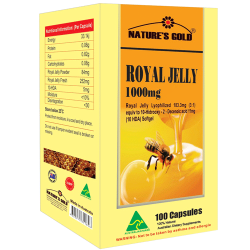 Sữa ong chúa Nature’s Gold Royal Jelly 1000mg