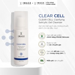 Sữa rửa mặt sạch sâu, kháng khuẩn cho da dầu mụn, se khít lỗ chân lông Image Clear Cell Salicylic Gel Cleanser 177ml