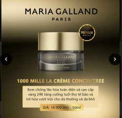 Kem dưỡng chống lão hóa da cao cấp Maria Galland Luxury Skin Cream 1000