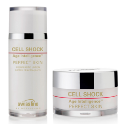 Bộ đôi tái tạo da Swissline Cell Shock Age Intelligence Perfect Skin - REF. 1182