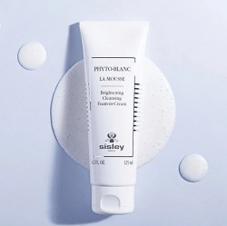 Sữa rửa mặt trắng da Sisley Paris Phyto Blanc La Mousse Brightening Cleansing Foam In Crem 125ml
