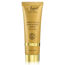 Sữa dưỡng ẩm cho tay và cơ thể hương  vàng mê hoặc Aqua Mineral Velvet touch hand and body lotion gold charm