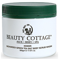 Muối tẩy tế bào chết dành cho thân thể tảo biển Beauty Cottage Seaweed Green Tea Salt Body Scrub Wash