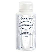 Bọt rửa mặt dưỡng trắng vượt trội trân châu mai L'Occitane Reine Blanche Intense Illuminating Foam
