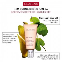 Kem chống rạn bụng Clarins body partner stretch mark expert 175ml