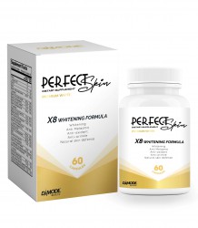 Viên uống làm trắng chống nắng trẻ hóa da Damode Perfect Skin Premium White X8 Whitening Formula.