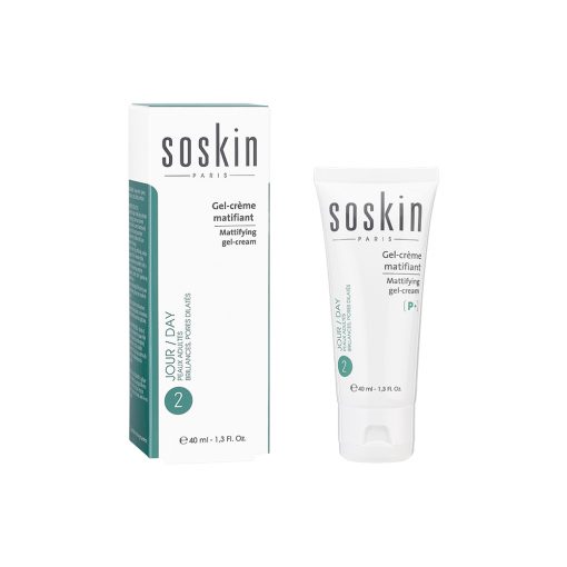 Kem kiểm soát dầu, giữ ẩm Soskin Mattifying Gel Cream 40ml