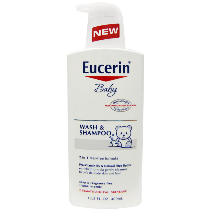 Sữa tắm gội êm dịu cho bé Eucerin Baby wash & Shampoo