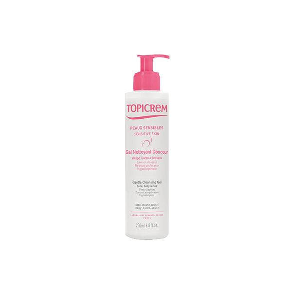Gel rửa mặt, tẩy trang, tắm gội Topicrem Gentle Cleansing Gel